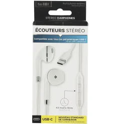ECOUTEURS MAIN LIBRE TYPE C