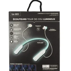 ECOUTEUR TOUR DU COU LED