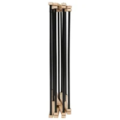 ETENDOIR A LINGE ACCORDEON BLACK BAMBOU 7M