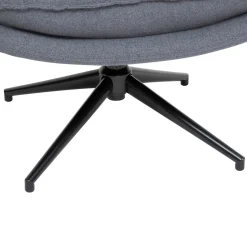 FAUTEUIL PIVOTANT HARPER  GRIS