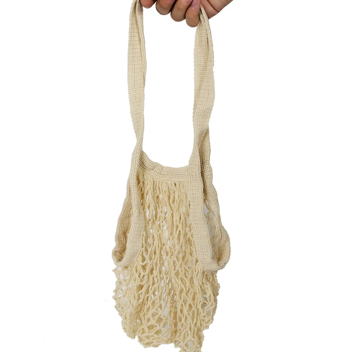 FILET A PROVISION AVEC POCHON COTON 36X35CM