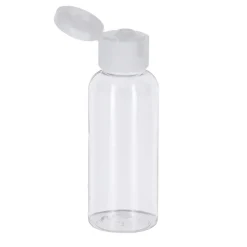 FLACON DE VOYAGE 50ML CAPUCHON TRANSPARENT