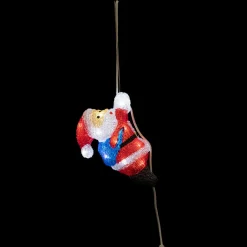 FORME ACRYLIQUE EXTERIEUR GRIMPEUR 20LEDS H.24CM