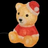 FORME ACRYLIQUE EXTERIEUR OURSON 28LEDS FIXE H.24CM