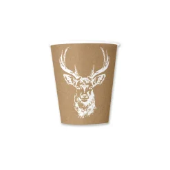 GOBELET CERF KRAFT 25CL X6 PIECES