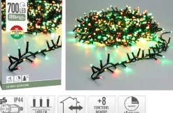 GUIRLANDE CLUSTER 700 LED MULTICO 14M IP44