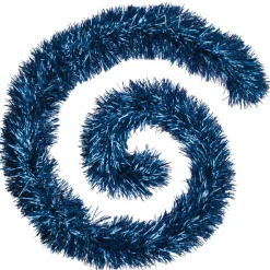 GUIRLANDE DE NOEL BOA BRIN FIN 150X8X2M BLEU NUIT