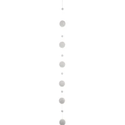 GUIRLANDE DE NOEL BOULE 6CM PAILLETTE 1.50M