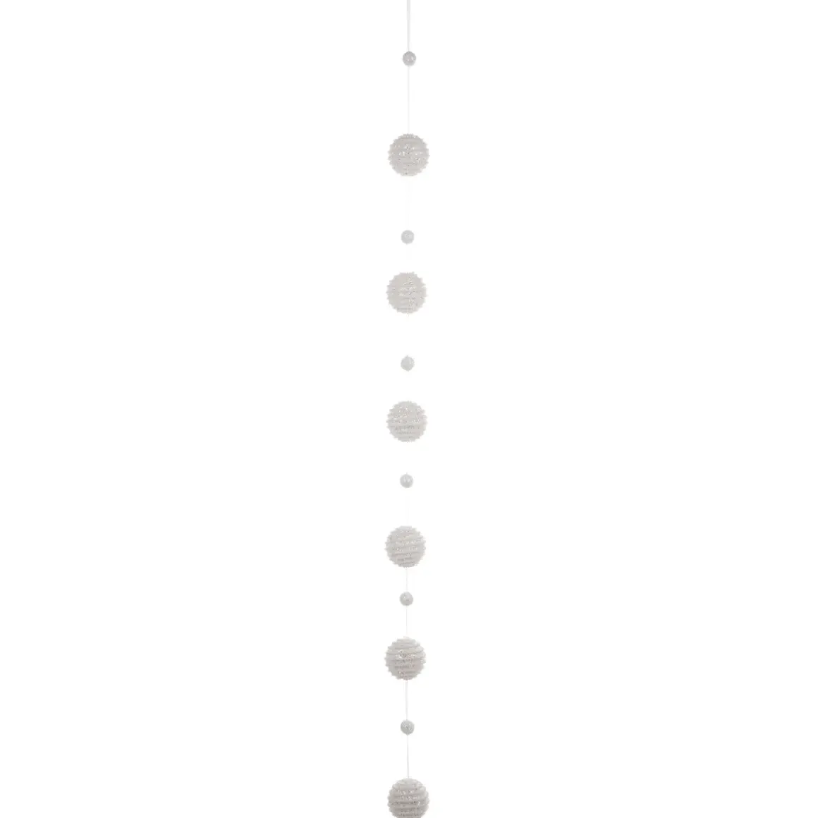 GUIRLANDE DE NOEL BOULE 6CM PAILLETTE 1.50M