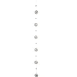 GUIRLANDE DE NOEL BOULE 6CM PAILLETTE 1.50M