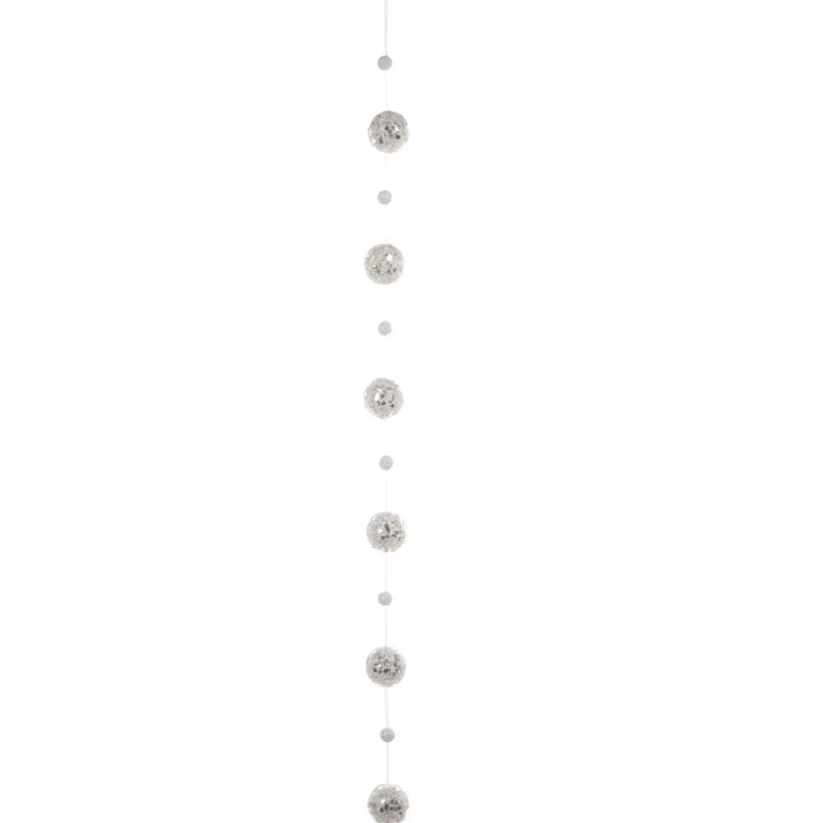 GUIRLANDE DE NOEL BOULE 6CM PAILLETTE 1.50M
