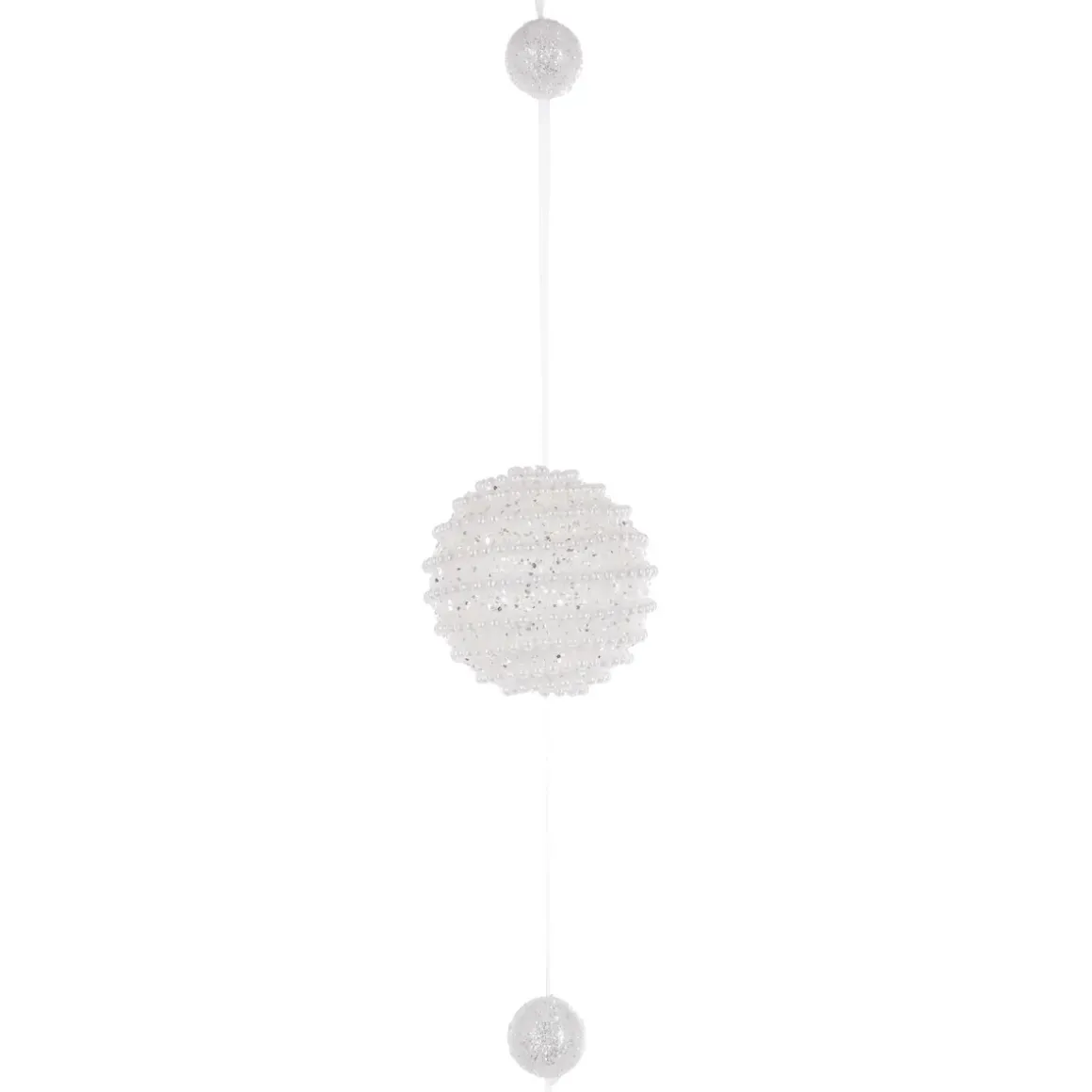 GUIRLANDE DE NOEL BOULE 6CM PAILLETTE 1.50M