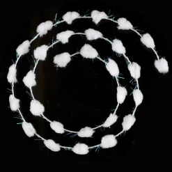 GUIRLANDE DE NOEL COTON MINI BOULES 2.50M