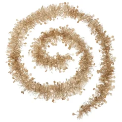 GUIRLANDE DE NOEL PASTILLE EMBOSSEE 100X4X2M NUDE
