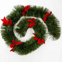 GUIRLANDE DE NOEL VERTE 200X6X2.7M BOA NOEUD