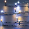 GUIRLANDE EXTERIEUR 180 LED 18M BLANC CHAUD FROID SECTEUR
