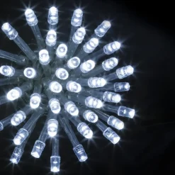 GUIRLANDE EXTERIEUR 10M 100LEDS BLANC FROID