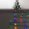 GUIRLANDE EXTERIEUR 20M 200LEDS MULTICOLORE FIL VERT