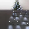 GUIRLANDE EXTERIEUR 10M 100 LEDS SOLAIRE BLANC FROID