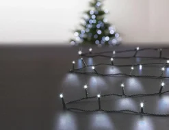 GUIRLANDE EXTERIEUR 10M 100 LEDS SOLAIRE BLANC FROID
