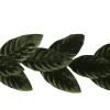 GUIRLANDE 18 FEUILLES VELOURS H.107CM EMERAUDE ET VERT JAUNE