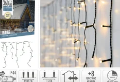 GUIRLANDE RIDEAU STALACTITE 360 LED