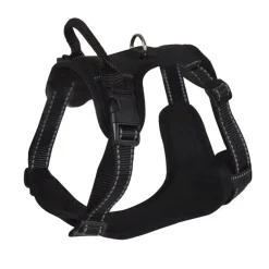 HARNAIS ANTI TRACTION REFLECHISSANT 68 A 81CM EXPERT NOIR