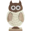 HIBOU A POSER CORPS EN LAINE H22CM