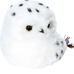 HIBOU FINITION FOURRURE POLYSTYRENE H.10CM
