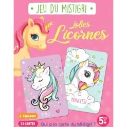 JEU MISTIGRI JOLIES LICORNES