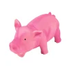 JOUET COCHON LATEX SONORE 15CM ROSE