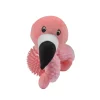 JOUET FLAMANT ROSE SONORE BALLE 10X10X16.5CM LES EXOTIQUES