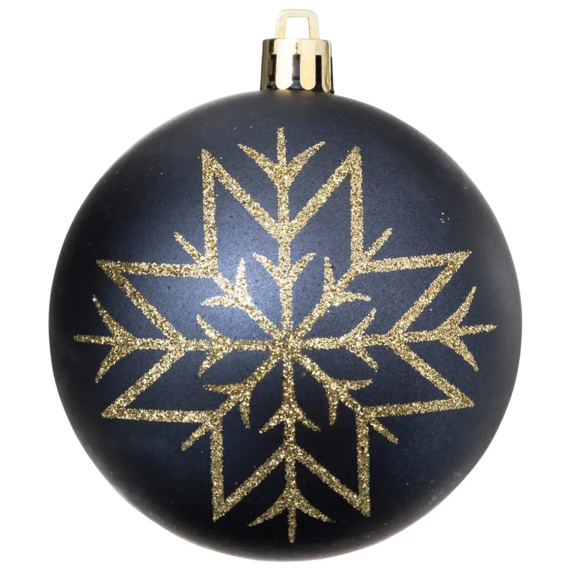 KIT 8 BOULES DE NOEL BLEU OR 8CM