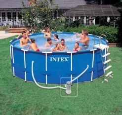 KIT PISCINE TUBULAIRE ROND 4.57X1.22M