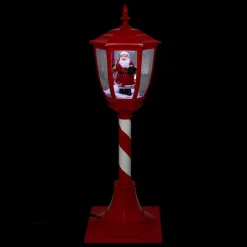 LAMPADAIRE ROUGE BLANC 30 LED H.90CM