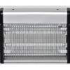 LAMPE ANTI INSECTES DOUBLE NEON ARGENT NOIR GM