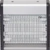 LAMPE ANTI INSECTES DOUBLE NEON ARGENT NOIR PM