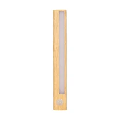 LAMPE EFFET BOIS DETECTEUR MOUVEMENT A PILES M12