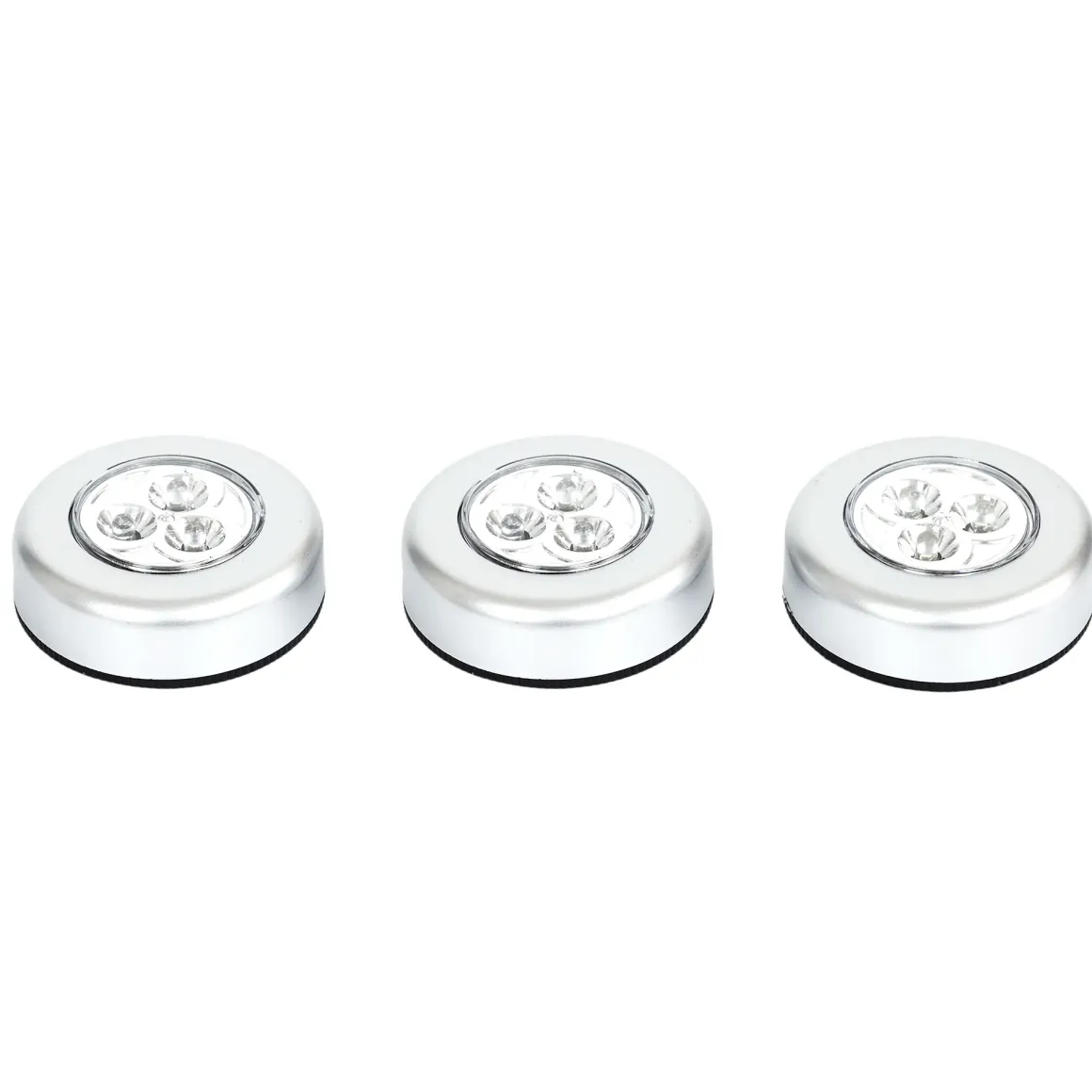 LAMPE 3 LEDS A PRESSION ADHESIVE X3