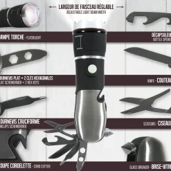 LAMPE TORCHE MULTIFONCTION 8 EN 1