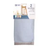 2 LAVETTES MICROFIBRE VITRES 32X32CM
