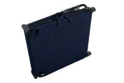 LIT DE CAMPING ZARIA BLEU FONCE TEXALINE ACIER