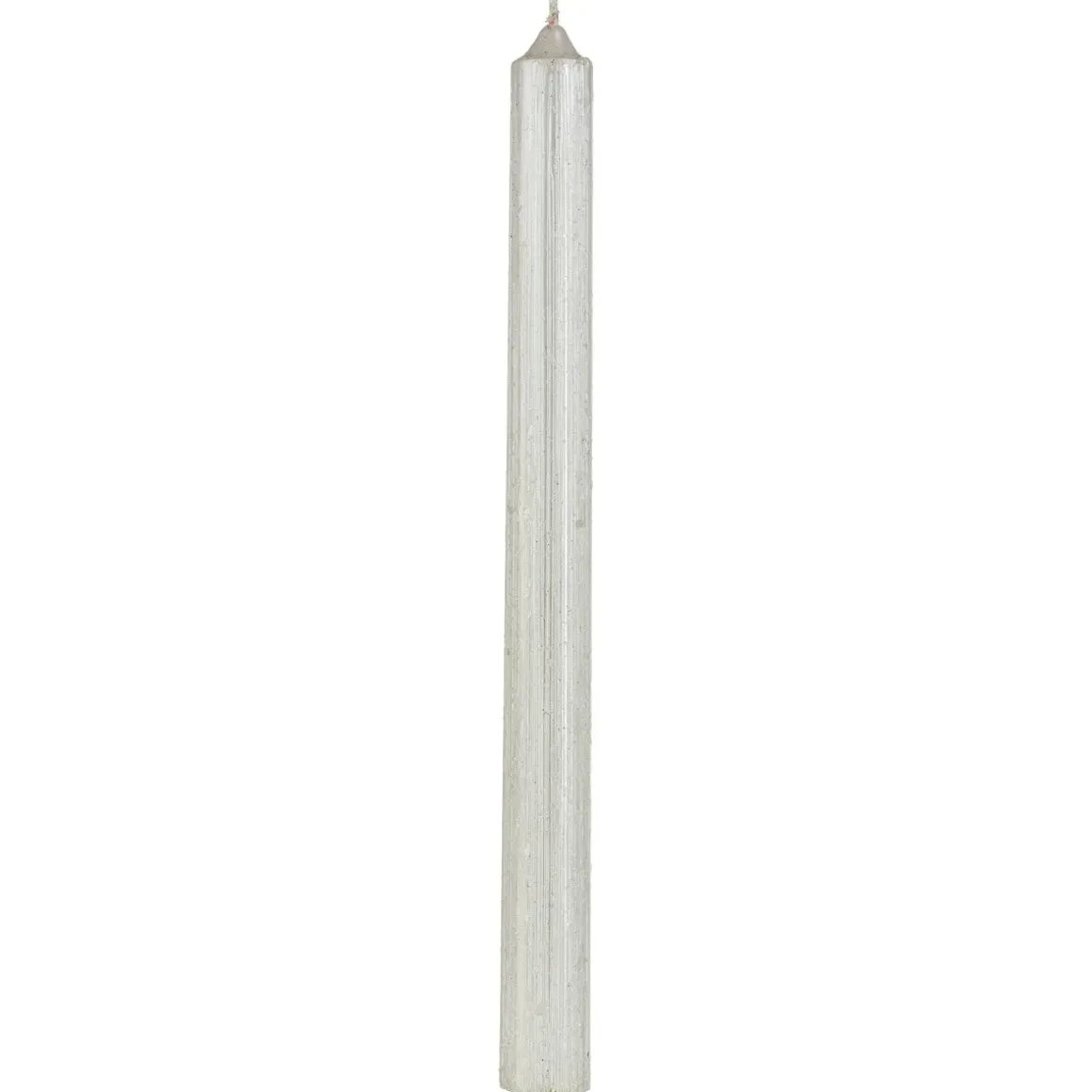 LOT 4 BOUGIES BATONS PAILLETEES OU TWIST 48G BLANC