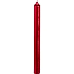 LOT 4 BOUGIES BATONS PAILLETEES OU TWIST 48G ROUGE