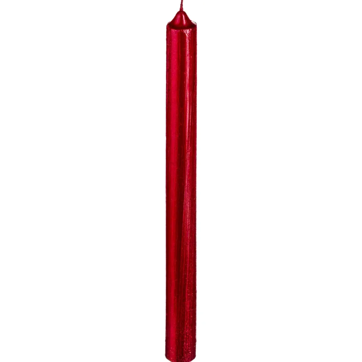 LOT 4 BOUGIES BATONS PAILLETEES OU TWIST 48G ROUGE