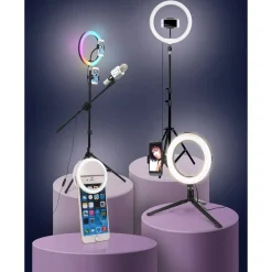 LUMIERE LED TREPIED XXL PHOTO VIDEO KARAOKE