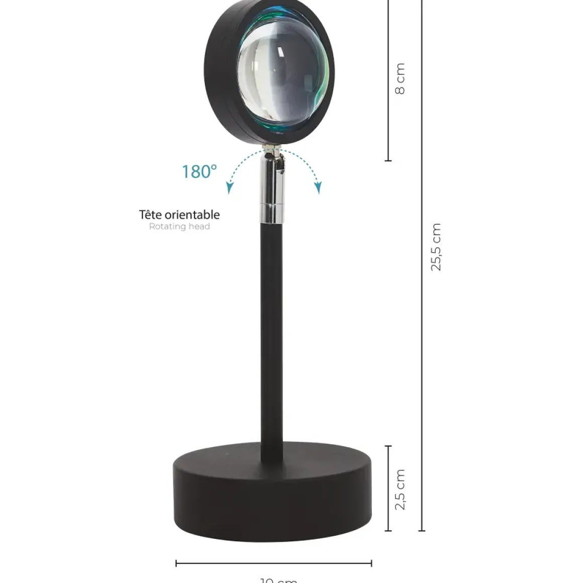 LUMIERE PROJECTEUR LED COUCHER DE SOLEIL