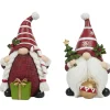 LUTIN NOEL CADEAU ET GRELOT H.20CM