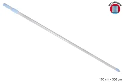 MANCHE METAL TELESCOPIQUE BICOLORE 300CM VIS FRANCAISE