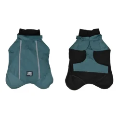 MANTEAU IMPERMEABLE RAINCOAT POLAIRE TAILLE M 35CM EMERAUDE